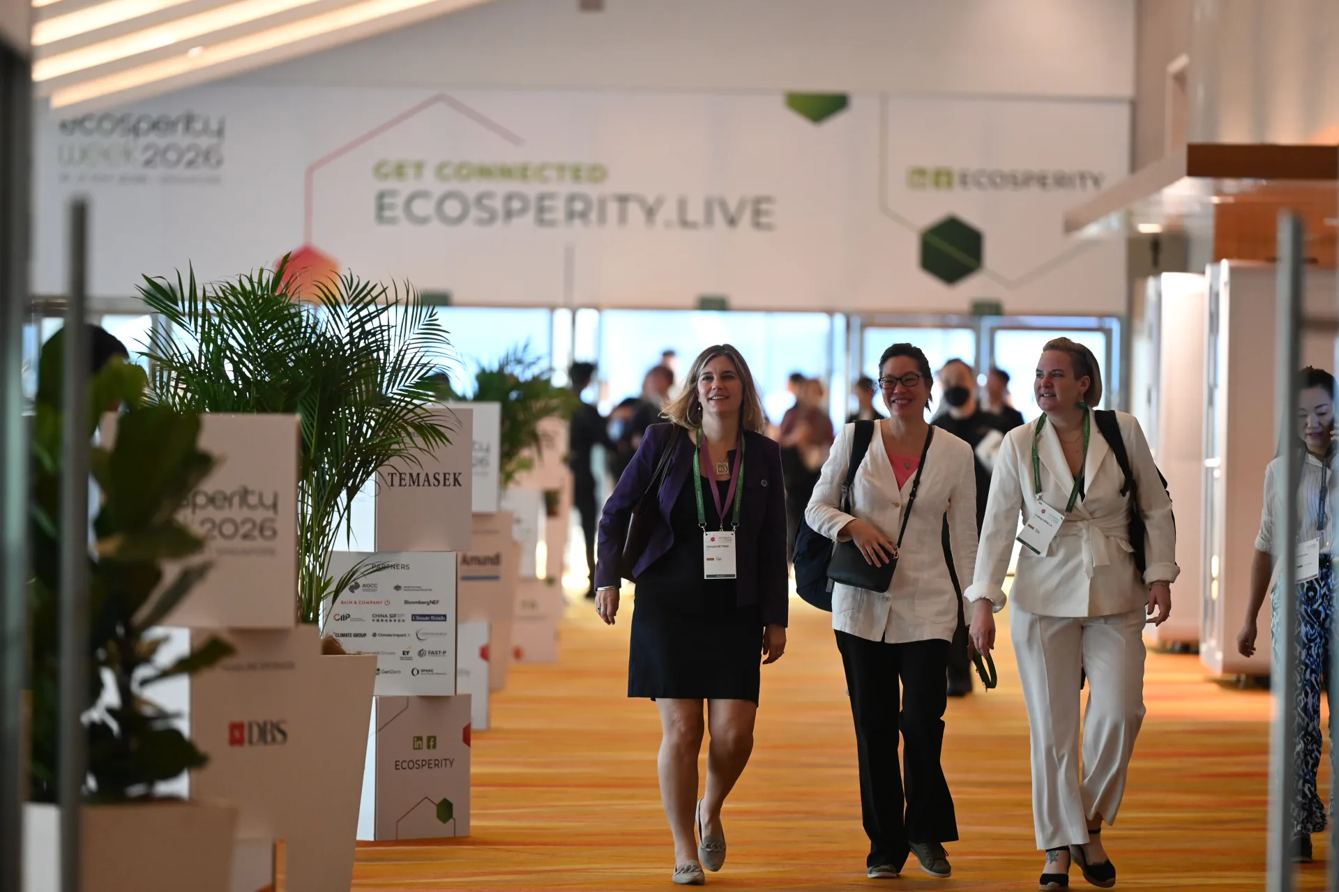 Venue walkway at Ecosperity Week 2026
