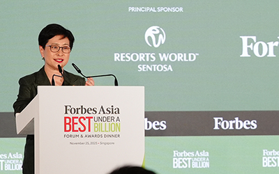 Welcome Remarks by Lee Shi Ruh, President & COO, Genting Singapore, CEO, Resorts World Sentosa, Principal Sponsor of the event