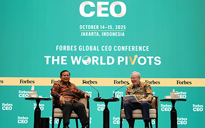 A Meeting of Minds: A conversation between Prabowo Subianto, President, Republic of Indonesia and Steve Forbes, Chairman and Editor-in-Chief, Forbes Media