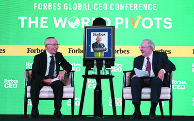 In Conversation: Tadashi Yanai, Chairman, President and CEO, Fast Retailing talks to Steve Forbes, Chairman and Editor-in-Chief, Forbes Media