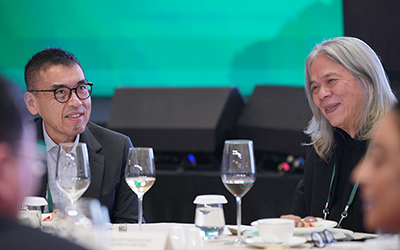 (L-R) Jeffrey Jaensubhakij, Advisor, GIC, Cofounder, JJNP Capital; Otto Toto Sugiri, President Director, DCI Indonesia