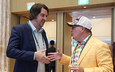 (L-R) Mark Dalio, Founder & Co-CEO, OceanX; Daniel Ives, MD, Global Head of Technology Research, Wedbush
