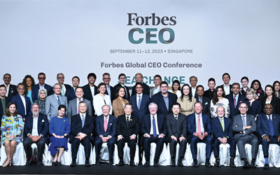 Speakers, Sponsors and Forbes Executives at the 2023 Forbes Global CEO Conference